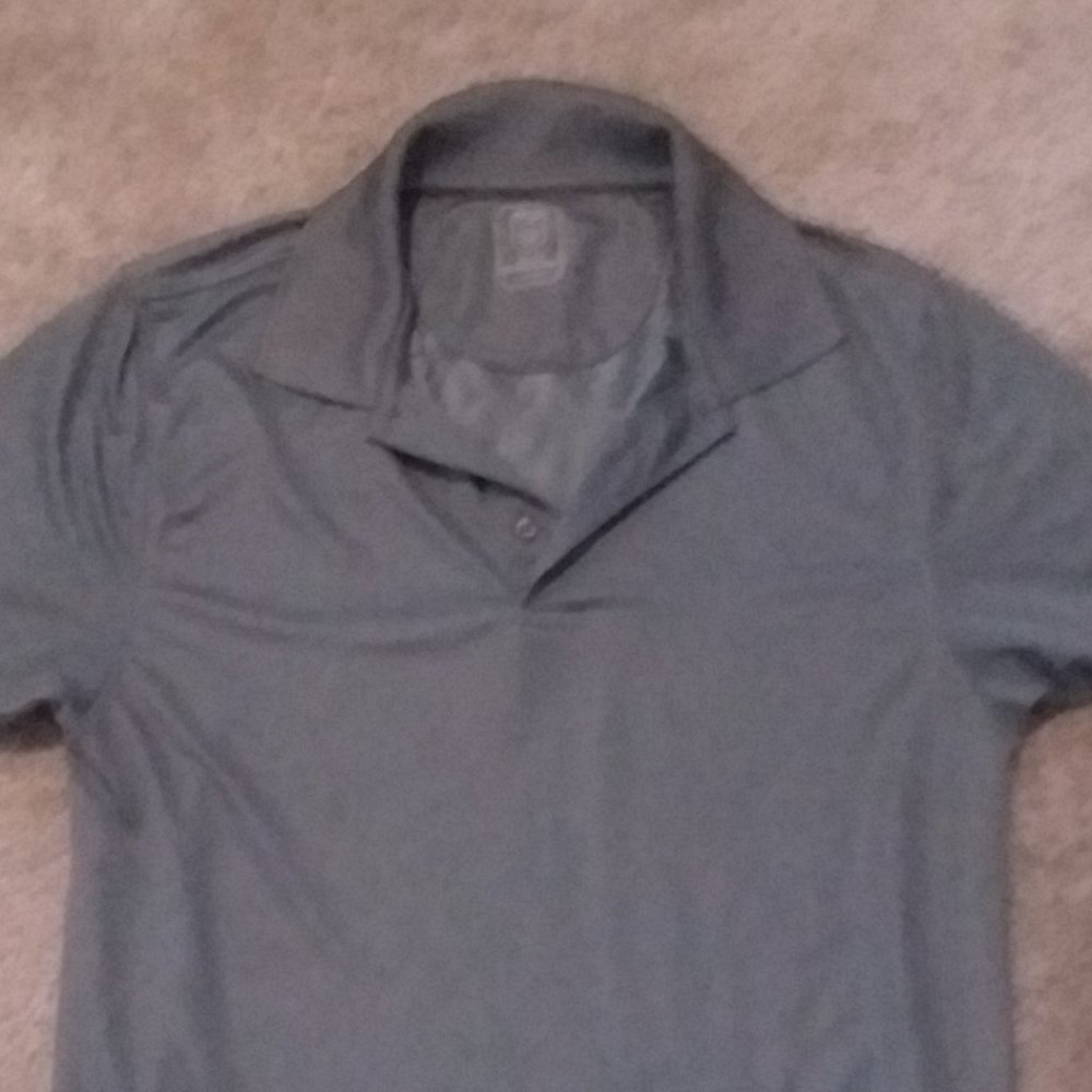 Architect gray/green Golf ribbed Short-sleeve shirt (Med) - used